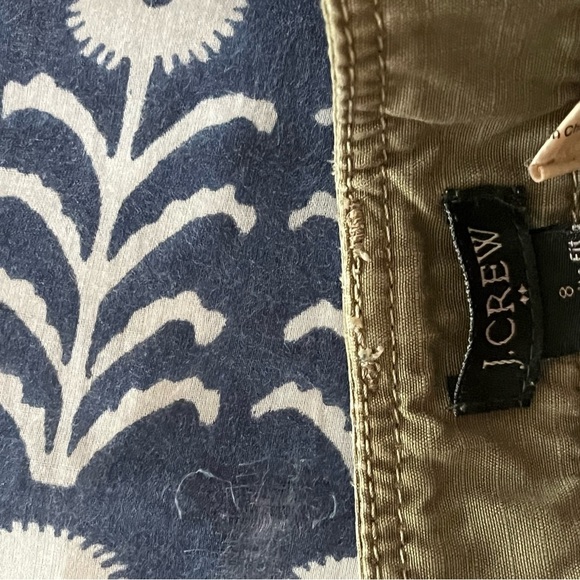 vintage 90s Y2K j. crew green label low-rise wide leg khaki workwear style pants - Picture 11 of 11